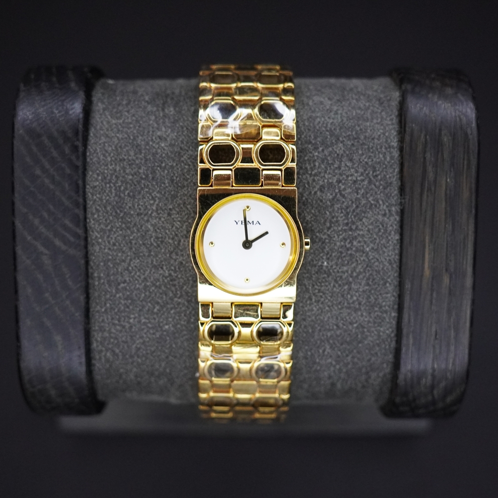 Vintage French Designer Yema YA250 Quartz Analog Ladies Watch